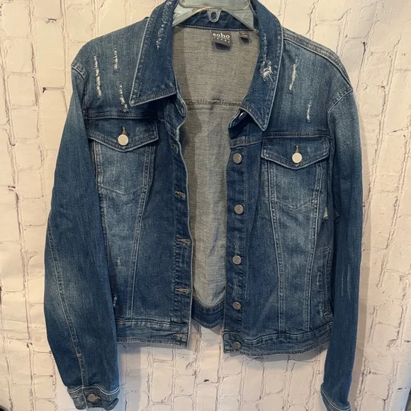 Soho Classic Blue Denim Jacket - Picture 1 of 15